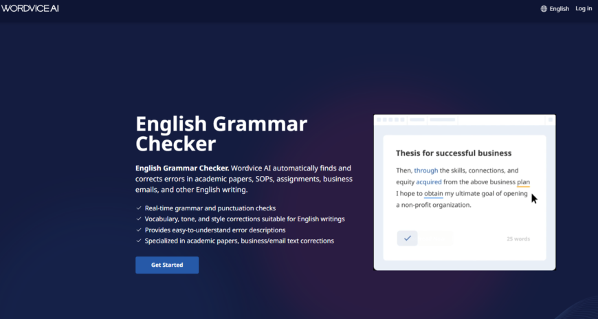 English Grammar Checker