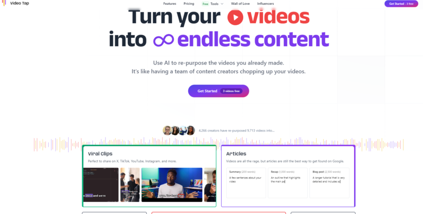 Turn your videos into endless content