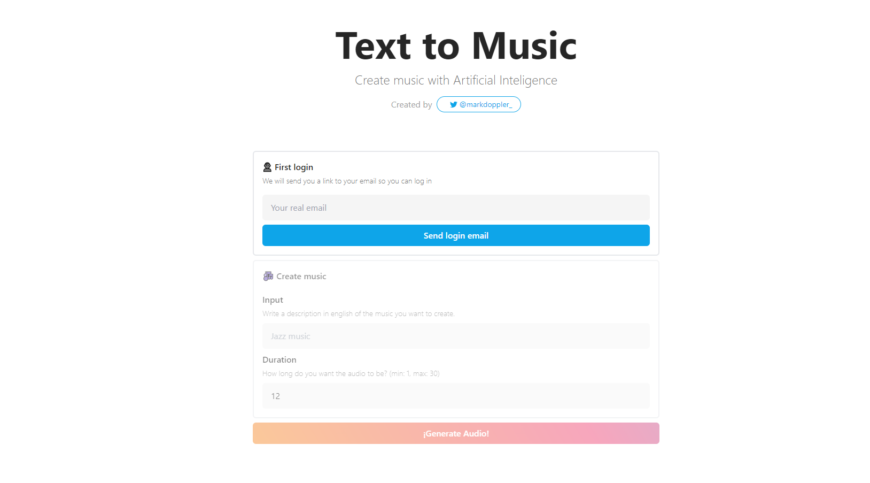 Text to Music