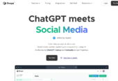 ChatGPT meets Social Media