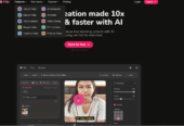 Video creation made 10x simpler & faster with AI