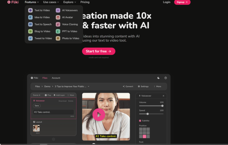 Video creation made 10x simpler & faster with AI